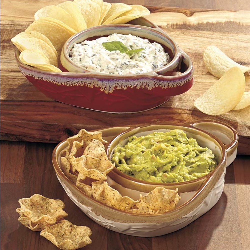SOLD ✨NEW✨ Stoneware Soup & Side / Chip & Dip bowls SOLD